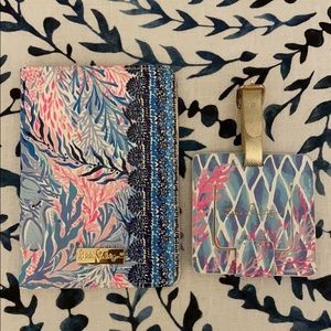 Lilly Pulitzer Passport Holder and Luggage Tag Set